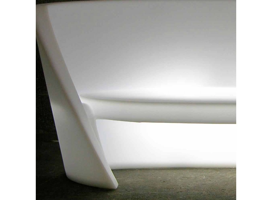 Slide Rap design indendørs polyethylen sofa lavet i Italien Viadurini
