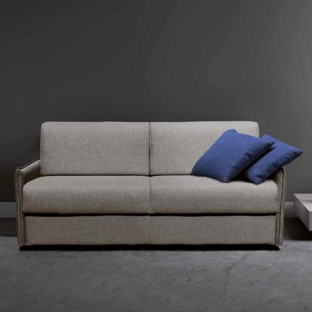 Sofa, der kan konverteres til 2- eller 3-personers sengestof lavet i Italien - Geneviev Viadurini