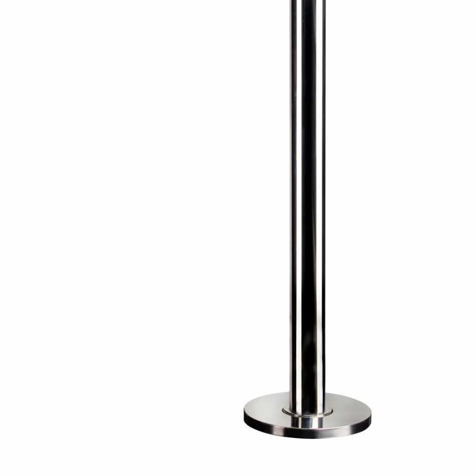 Udendørs brusebad med rustfri stål skruehan lavet i Italien - Yuki Viadurini