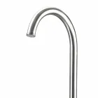 Forkromet rustfrit stål havebruser med fodvask fremstillet i Italien - Marlen Viadurini