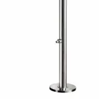 Forkromet rustfrit stål havebruser med fodvask fremstillet i Italien - Marlen Viadurini