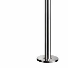 Havebruser i rustfrit stål med rundt brusehoved Lavet i Italien - Norton Viadurini