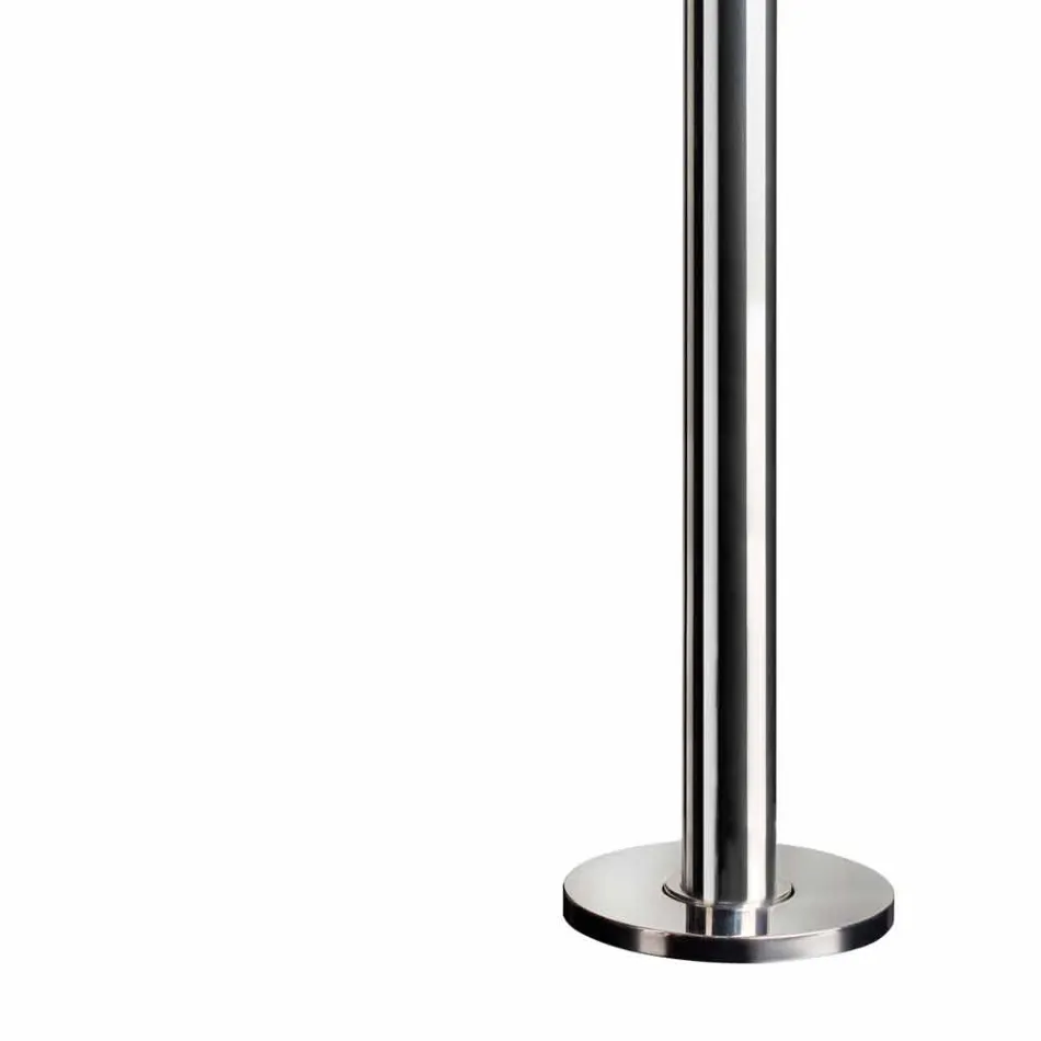 Havebruser i rustfrit stål med rundt brusehoved Lavet i Italien - Norton Viadurini