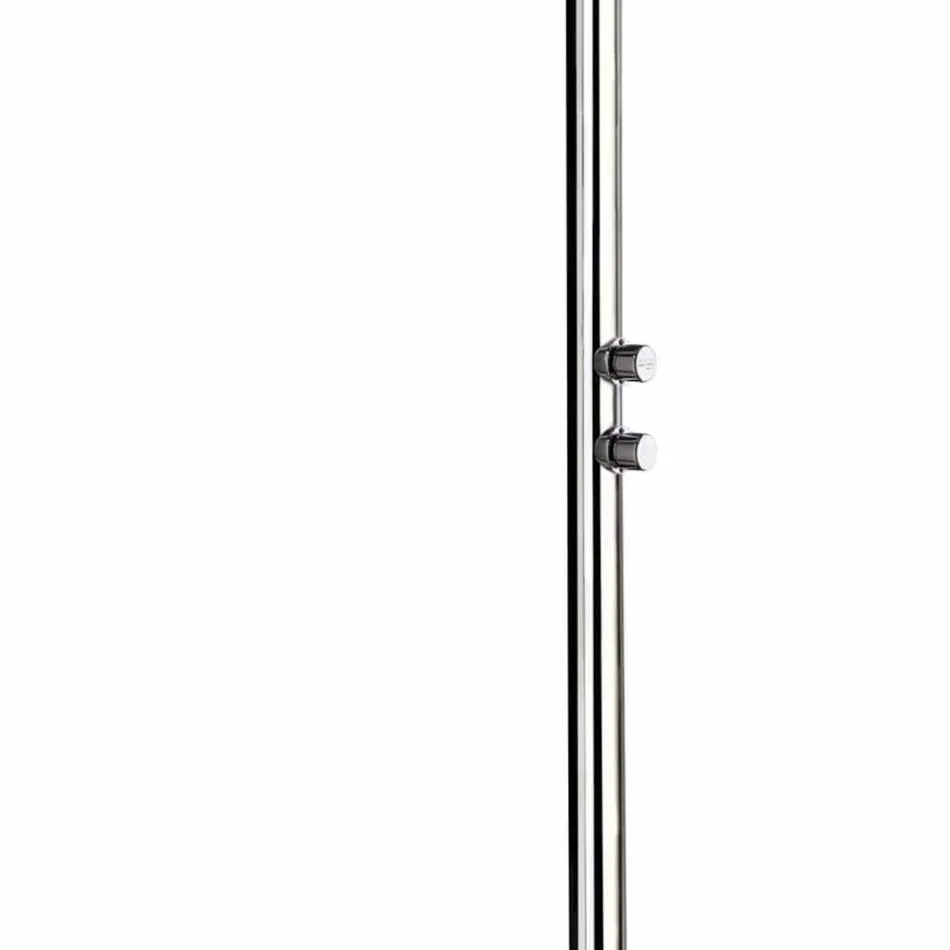 Havebruser i forkromet rustfrit stål med fodvaskemaskine Fremstillet i Italien - Modeo Viadurini