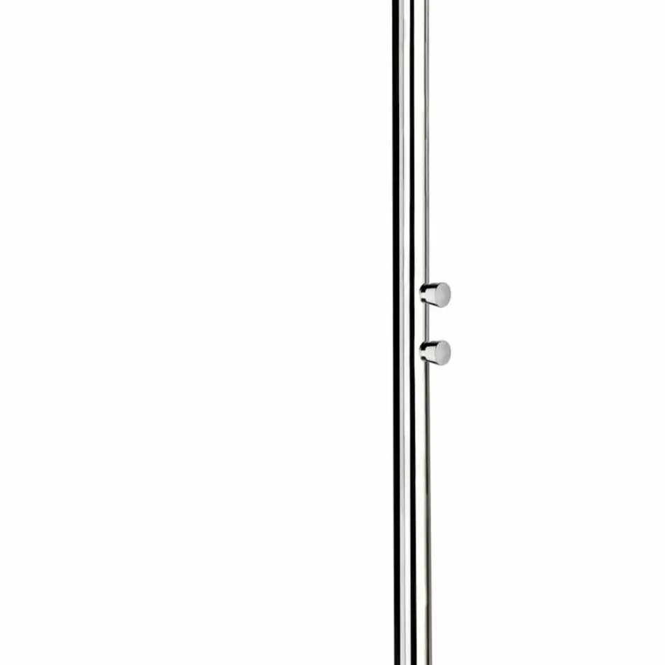 Udendørs stålbruser med fodvask og timer Made in Italy - Modeo Viadurini