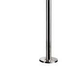 Udendørs bruser i stål med mixer og rundt brusehoved Lavet i Itay - Yuki Viadurini