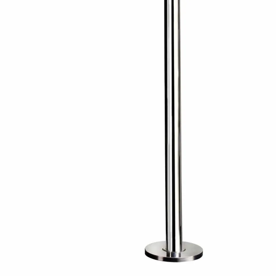 Udendørs bruser i forkromet rustfrit stål med mixer fremstillet i Italien - Modeo Viadurini