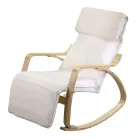 Indendørs gynge lavet af birketræ og stof - Abissi Viadurini