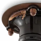 Design loft spotlight retro keramik og metal Cloe Ferroluce Viadurini