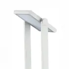 Udendørs Solar Led Spotlight i hvid eller matsort aluminium - Agorio Viadurini