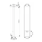 Udendørs Solar Led Spotlight i hvid eller matsort aluminium - Agorio Viadurini