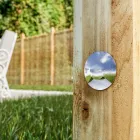 2W Rund Led Spotlight til Udendørs i Rustfrit Stål, 4 Stk - Borgmester Viadurini