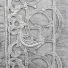 Italiensk Luksus Sinergia Blonde Grå Sengepudebetræk i hør - Stego Viadurini