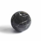 Sphere Paperweight i poleret sort Portoro marmor Modern Design 2 størrelser - sfære Viadurini
