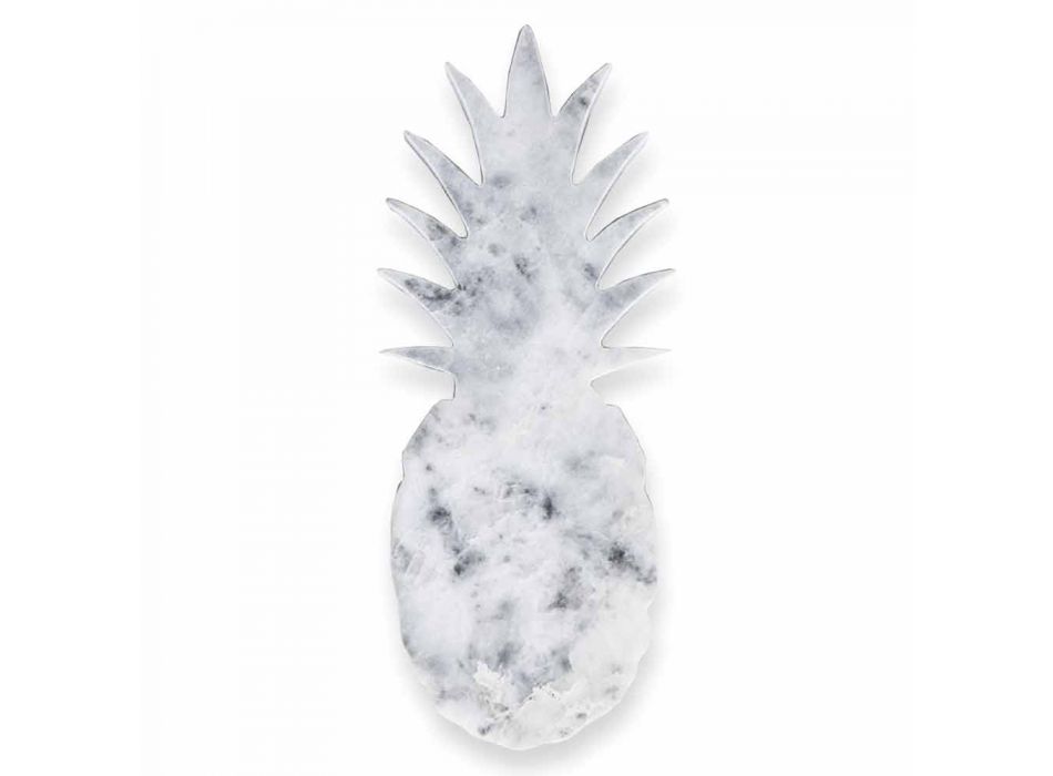 Ananas Design Papirvægt i hvid Carrara Marble Fremstillet i Italien - Arta Viadurini