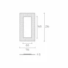 Fiam Italia Pop moderne væg / gulv spejl 216x116cm fremstillet i Italien Viadurini