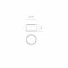 Rund / rektangulær haveplanter i stål fremstillet i Italien - Philly Viadurini