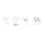 Fotoprojektor Justerbar Led Loftslys i Aluminium 4 Stk - Etruskisk Viadurini