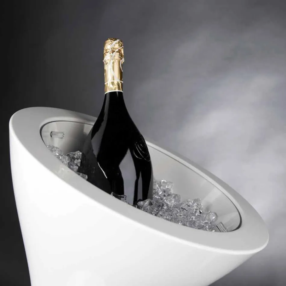 Gulvfrappeuse i hvid polyethylen Fremstillet i Italien - Bratislava Viadurini