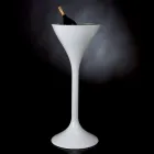 Gulvfrappeuse i hvid polyethylen Fremstillet i Italien - Bratislava Viadurini