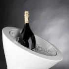 Gulvfrappeuse i hvid polyethylen Fremstillet i Italien - Bratislava Viadurini