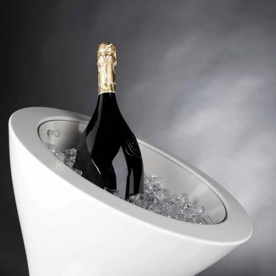 Gulvfrappeuse i hvid polyethylen Fremstillet i Italien - Bratislava Viadurini