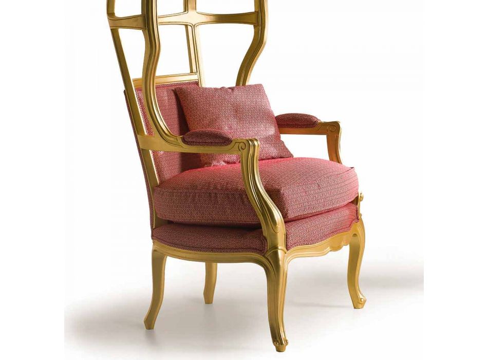Fratelli Boffi Babette stol design træ betrukket med stof Viadurini