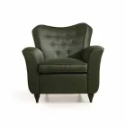 Fratelli Boffi Leonie Design polstret stol, ryg capitonnè Viadurini