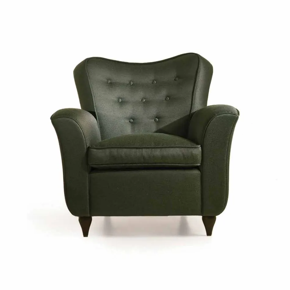 Fratelli Boffi Leonie Design polstret stol, ryg capitonnè Viadurini