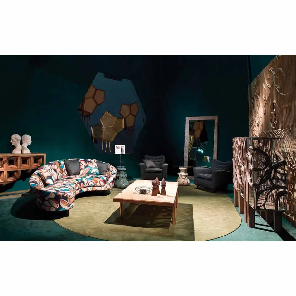 Fratelli Boffi Leonie Design polstret stol, ryg capitonnè Viadurini