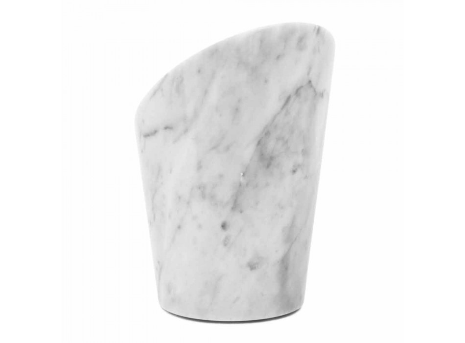 Vin- eller champagneglacette i hvid Carrara-marmor fremstillet i Italien - Ciotti Viadurini