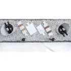 Vin- eller champagneglacette i hvid Carrara-marmor fremstillet i Italien - Ciotti Viadurini