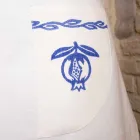 Italiensk håndlavet linneforkle et stykke - mærker Viadurini