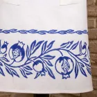 Italiensk håndlavet linneforkle et stykke - mærker Viadurini