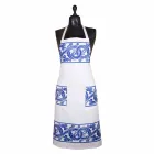 Italiensk håndlavet linneforkle et stykke - mærker Viadurini