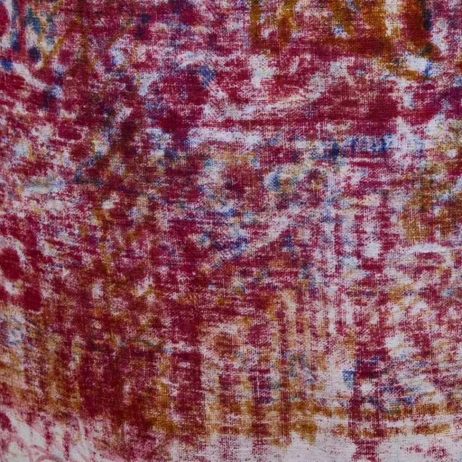 Italiensk håndlavet forklæde i bomuld med manuel kunsttryk - mærker Viadurini