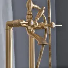 Gulvstående badekar med håndbruser og fleksibel slange Made in Italy - Milano Viadurini