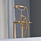 Gulvstående badekar med håndbruser og fleksibel slange Made in Italy - Milano Viadurini