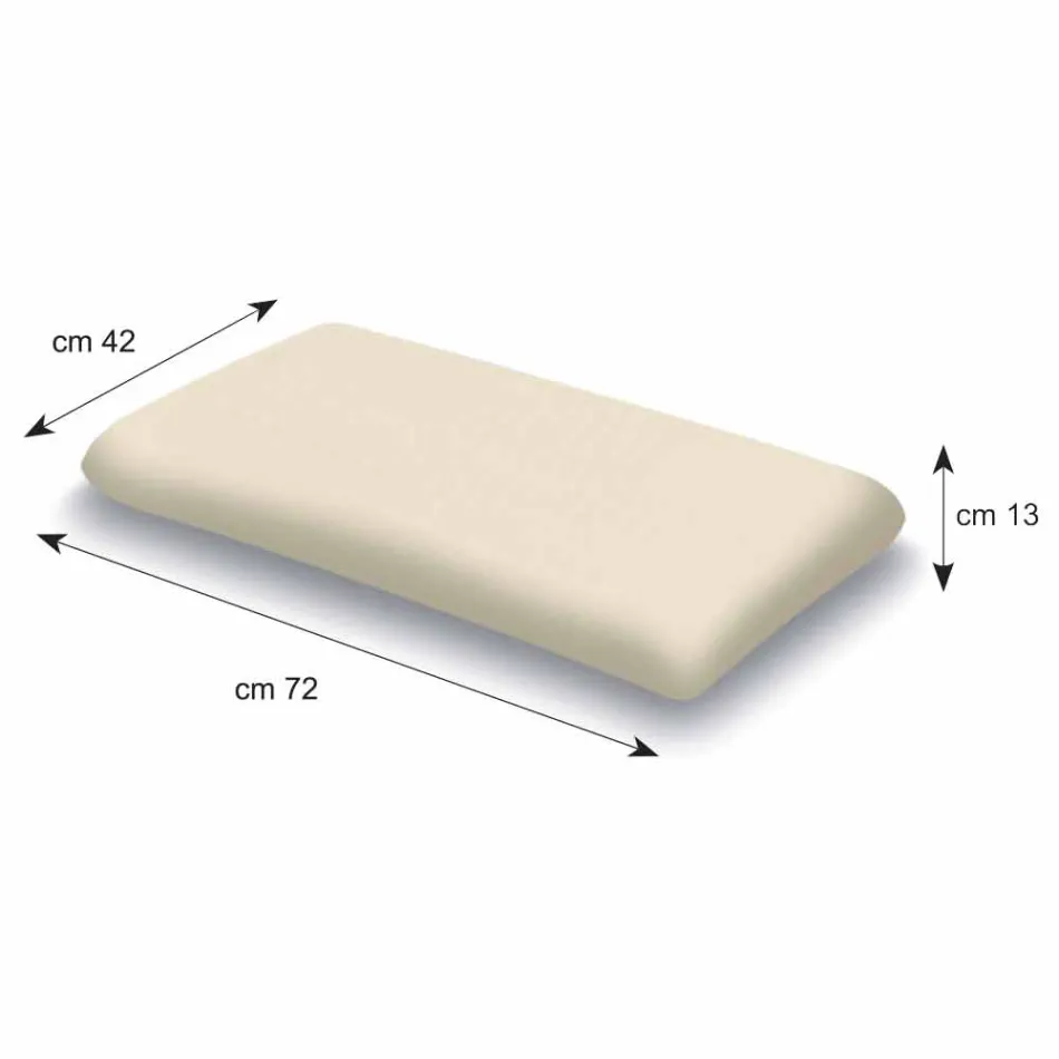 13 cm høj Memory Foam-pude Fremstillet i Italien - Magnolia Viadurini