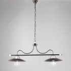 Italiensk fremstillet glas- og metalbelysning til raffinerede rum – Equinozio Viadurini