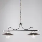 Italiensk fremstillet glas- og metalbelysning til raffinerede rum – Equinozio Viadurini