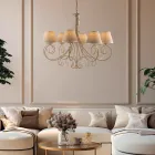 Italiensk fremstillet glas- og metalbelysning til at skabe elegante rum – Draco Viadurini