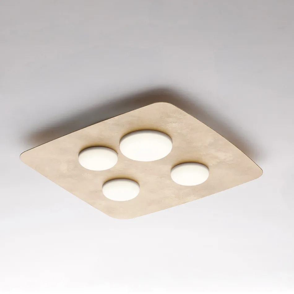 Italiensk fremstillet glas- og metalbelysning til forbedring af interiører – Kepler Viadurini