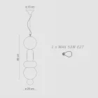 4-elements lampe i keramik i forskellige former Made in Italy - Bumbum Viadurini