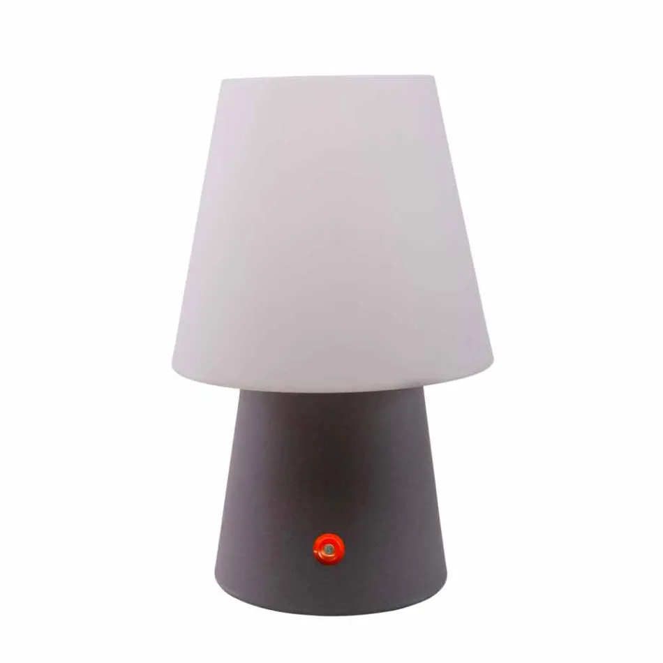 Genopladelig LED-lampe i farvet plast til indendørs eller udendørs - Fungostar Viadurini