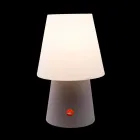 Genopladelig LED-lampe i farvet plast til indendørs eller udendørs - Fungostar Viadurini