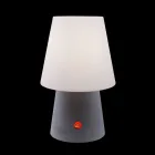 Genopladelig LED-lampe i farvet plast til indendørs eller udendørs - Fungostar Viadurini