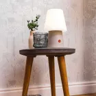 Genopladelig LED-lampe i farvet plast til indendørs eller udendørs - Fungostar Viadurini