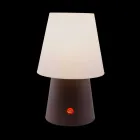 Genopladelig LED-lampe i farvet plast til indendørs eller udendørs - Fungostar Viadurini