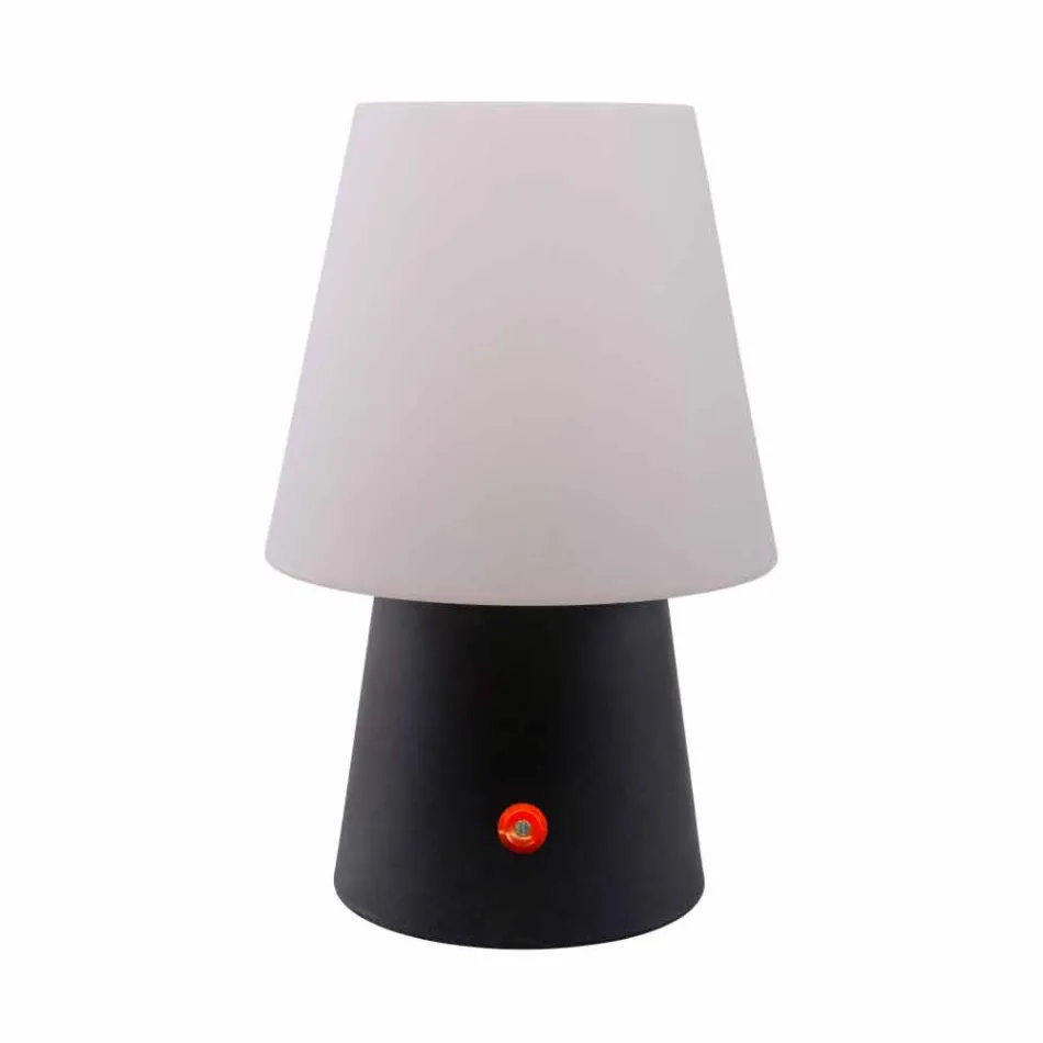 Genopladelig LED-lampe i farvet plast til indendørs eller udendørs - Fungostar Viadurini